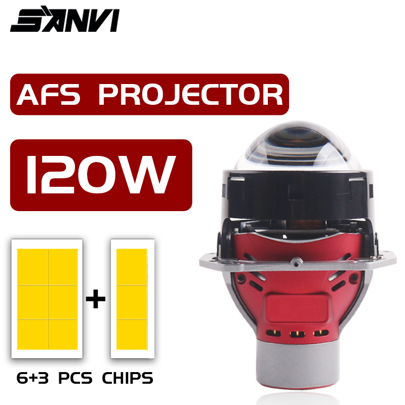 Car Accessories Low Price - SANVI AFS Bi Led Lens 3,0